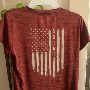 Red Ariat T-shirt